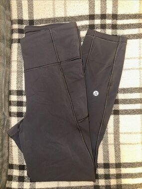 lululemon athletica Align High-Rise Cropped/Capri Leggings in Graphite Grey 28”